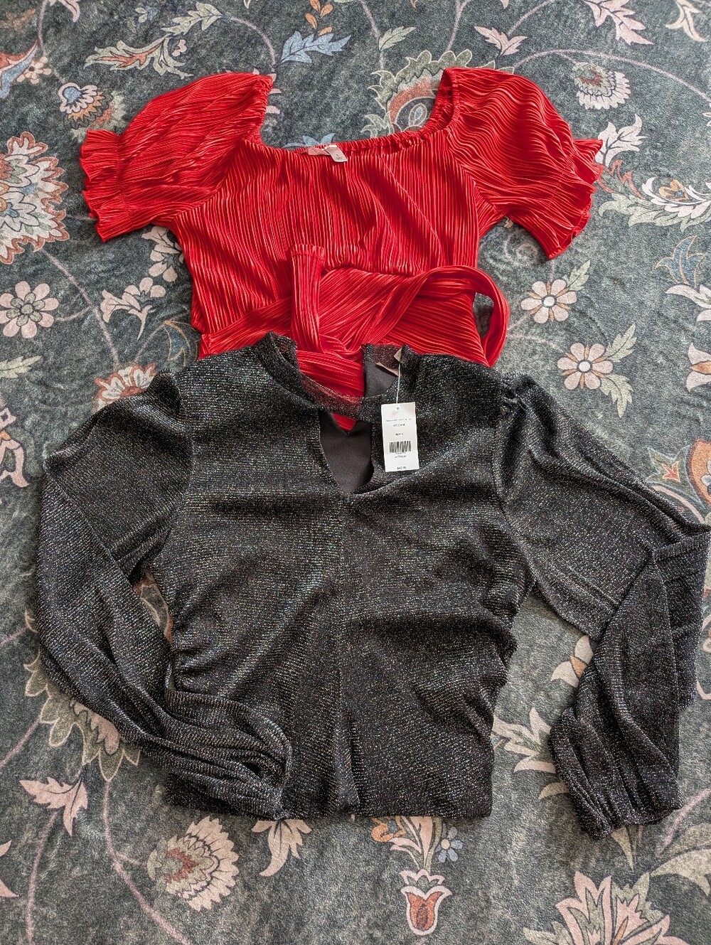 2 Festival Holiday Tops M/L